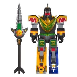 SUPER7 Mighty Morphin Power Rangers ReAction Action Figure Wave 3 DragonZord (Battle Mode) 15 Cm