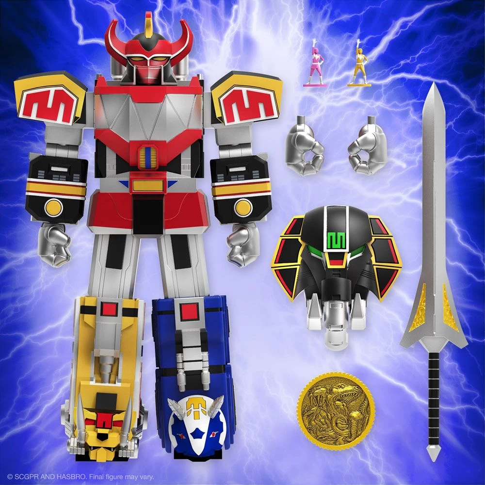 SUPER7 Mighty Morphin Power Rangers Ultimates Action Figure Dino Megazord 20 Cm 8 SUPER7 Mighty Morphin Power Rangers Ultimates Action Figure Dino Megazord 20 Cm - Image 6