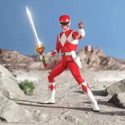 SUPER7 Mighty Morphin Power Rangers Ultimates Action Figure Red Ranger 18 Cm -Children's Toy Store MightyMorphinPowerRangersUltimatesActionFigureRedRanger18cm7