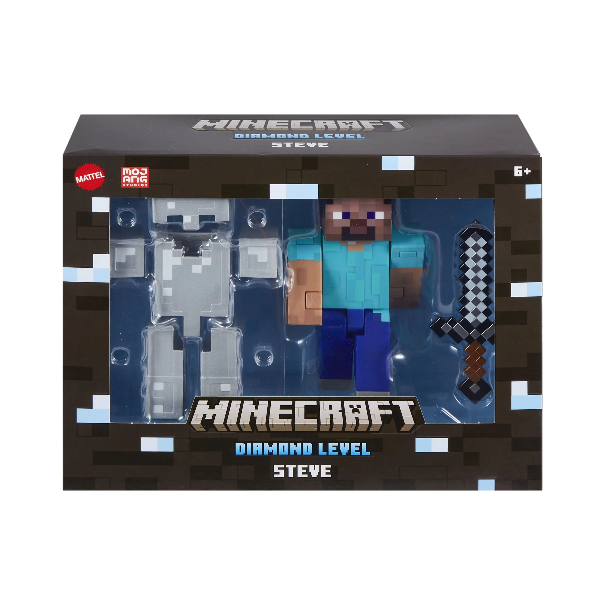 Minecraft Diamond Level Steve Figure 3 Minecraft Diamond Level Steve Figure