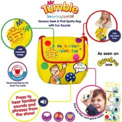 Mr Tumble's Sensory Seek And Find Spotty Bag With Fun Sounds -Children's Toy Store MrTumble sSensorySeekAndFindSpottyBagWithFunSounds4