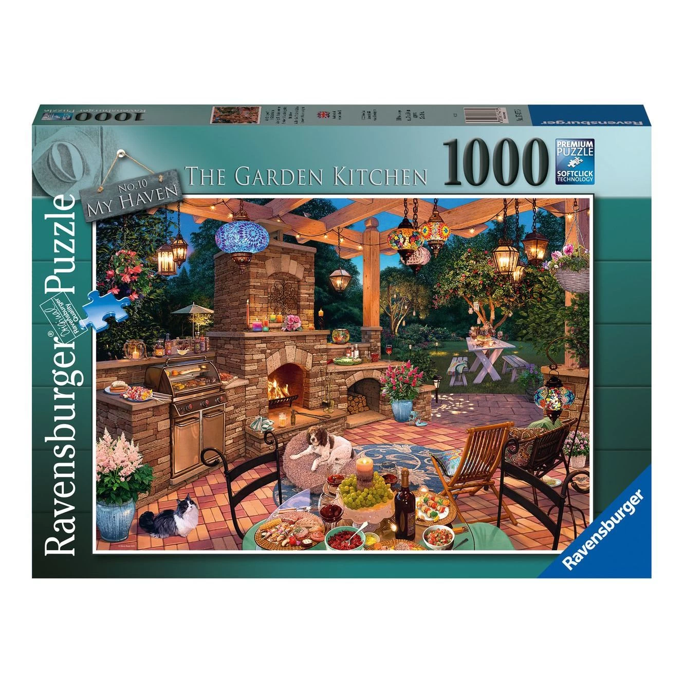 Ravensburger My Haven No.10 The Garden Kitchen 1000 Piece Jigsaw Puzzle 3 Ravensburger My Haven No.10 The Garden Kitchen 1000 Piece Jigsaw Puzzle