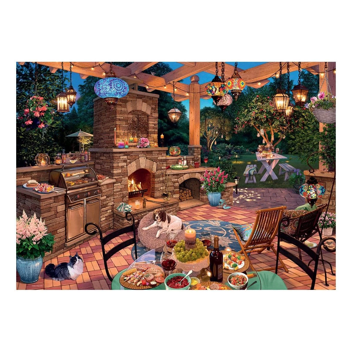 Ravensburger My Haven No.10 The Garden Kitchen 1000 Piece Jigsaw Puzzle 4 Ravensburger My Haven No.10 The Garden Kitchen 1000 Piece Jigsaw Puzzle - Image 2