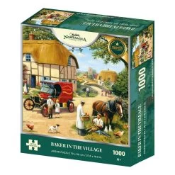 Nostalgia Collection: Baker In The Village 1000 Piece Jigsaw Puzzle