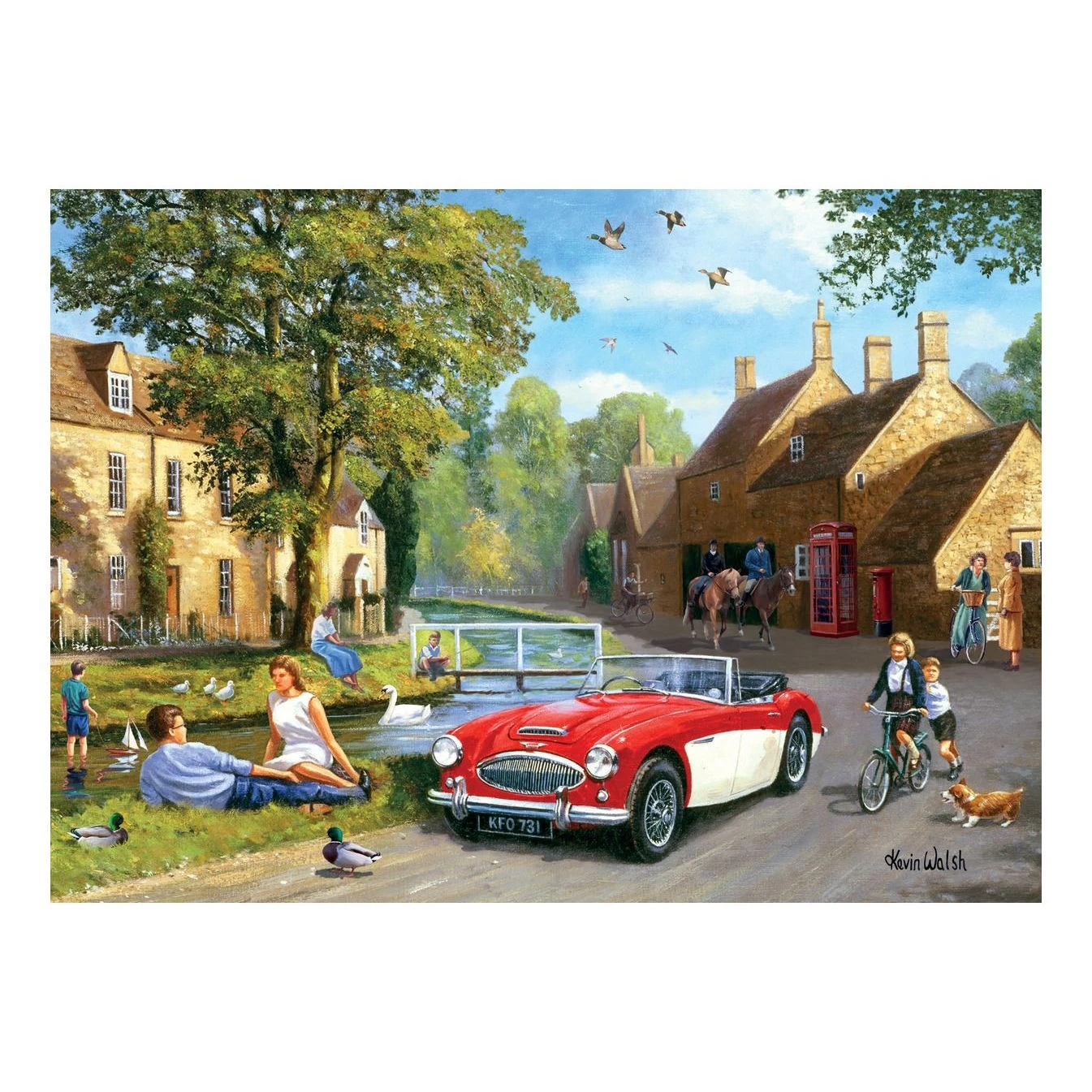 Nostalgia Collection: Cotswold Village 1000 Piece Jigsaw Puzzle 4 Nostalgia Collection: Cotswold Village 1000 Piece Jigsaw Puzzle - Image 2