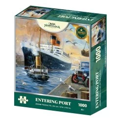 Nostalgia Collection: Entering Port 1000 Piece Jigsaw Puzzle
