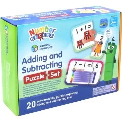 Learning Resources Numberblocks Adding & Subracting Puzzle Set