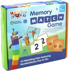 Learning Resources Numberblocks Memory Match Game
