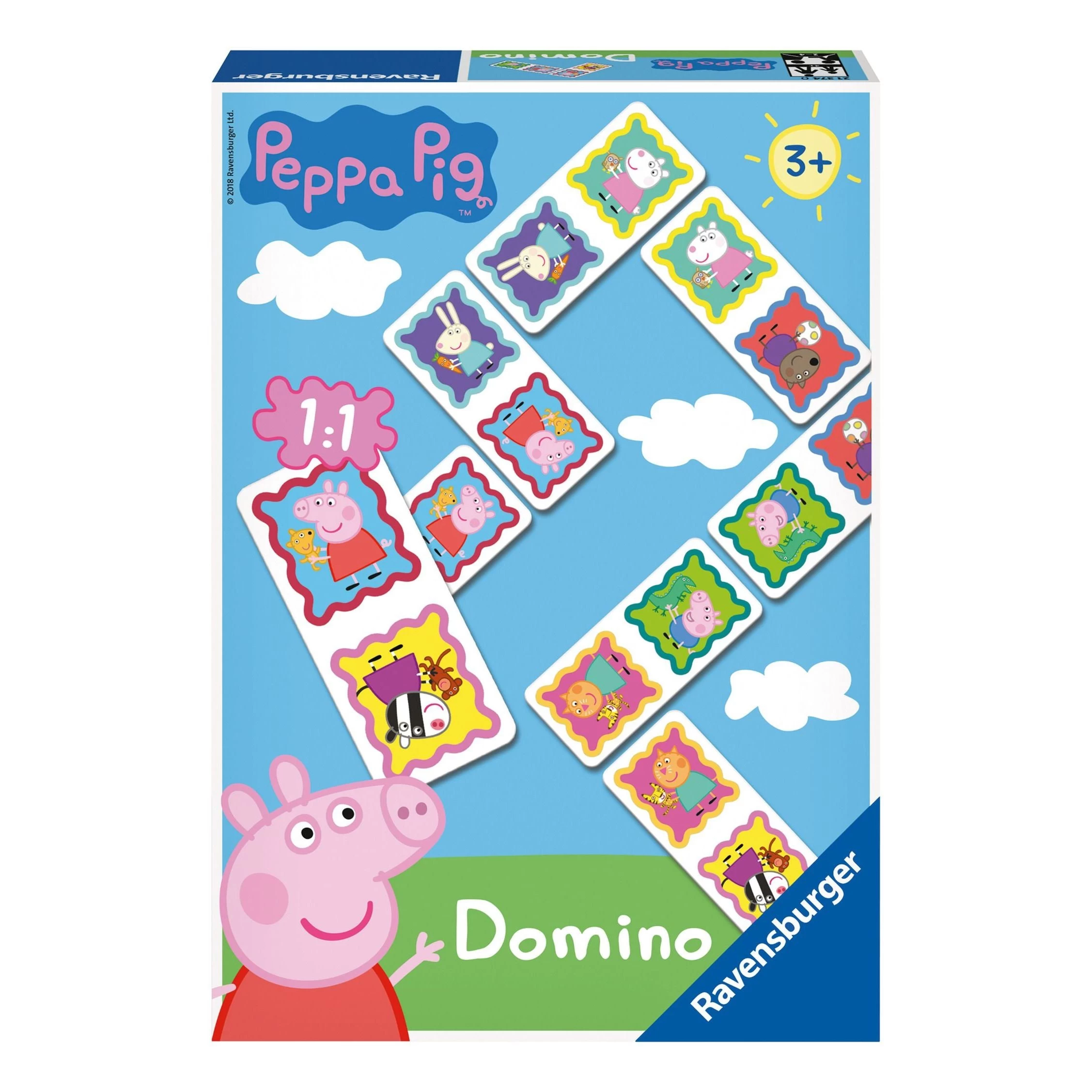 Ravensburger Peppa Pig Domino Game 3 Ravensburger Peppa Pig Domino Game