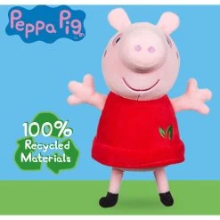 Peppa Pig Eco Red Dress Peppa Plush Toy -Children's Toy Store PeppaPigEcoRedDressPeppa4