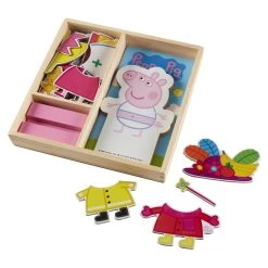 Peppa Pig Magnetic Wooden Dress-Up Set -Children's Toy Store PeppaPigMagneticWoodenDress UpSet3