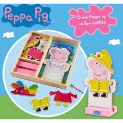 Peppa Pig Magnetic Wooden Dress-Up Set -Children's Toy Store PeppaPigMagneticWoodenDress UpSet6