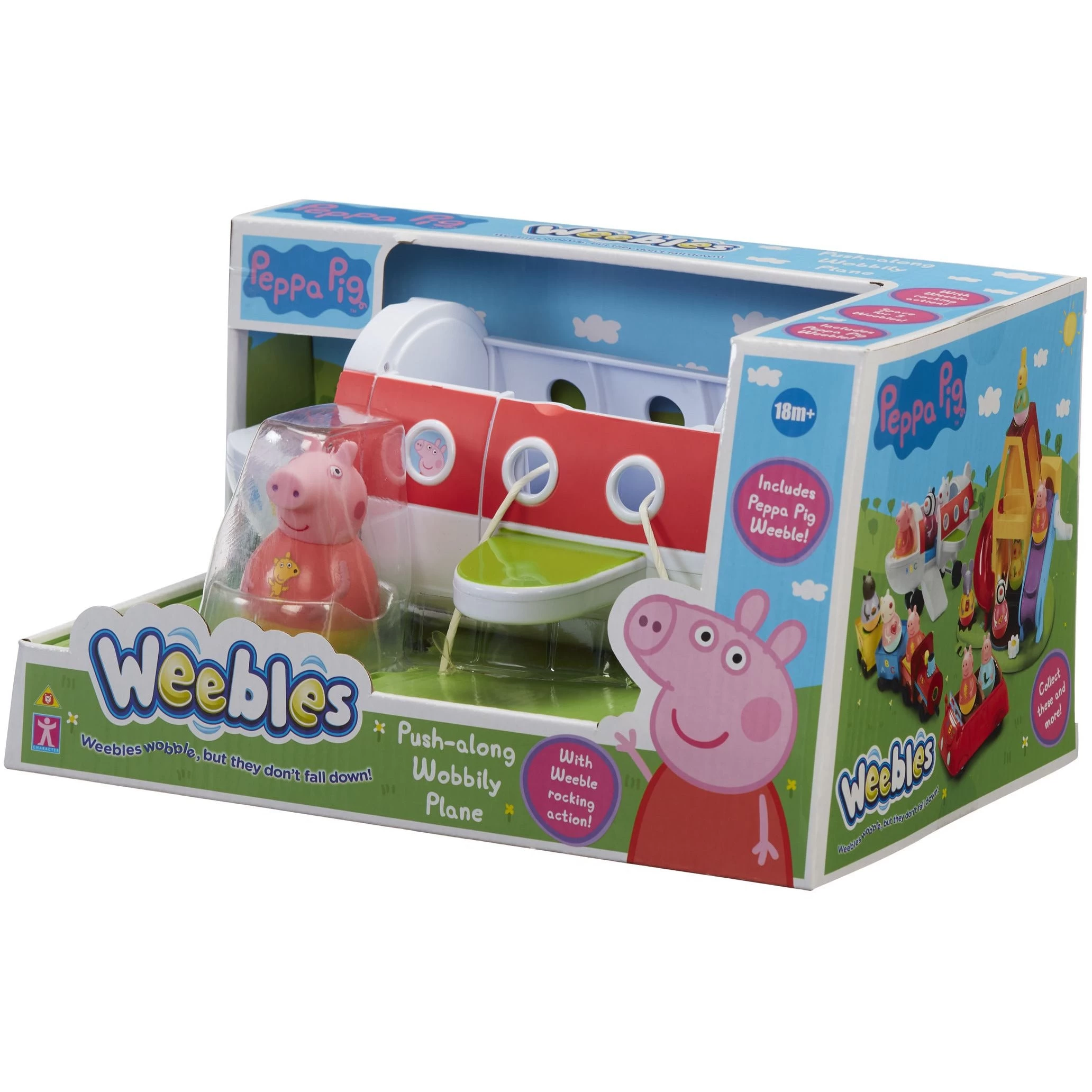Peppa Pig Weebles Push Along Wobbily Plane 5 Peppa Pig Weebles Push Along Wobbily Plane - Image 3