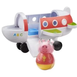 Peppa Pig Weebles Push Along Wobbily Plane 11 Peppa Pig Weebles Push Along Wobbily Plane -Children's Toy Store PeppaPigWeeblesPushAlongWobbilyPlane5