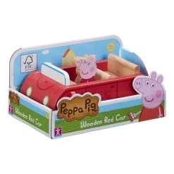 Peppa Pig Peppa's Wooden Play Family Car & Figure