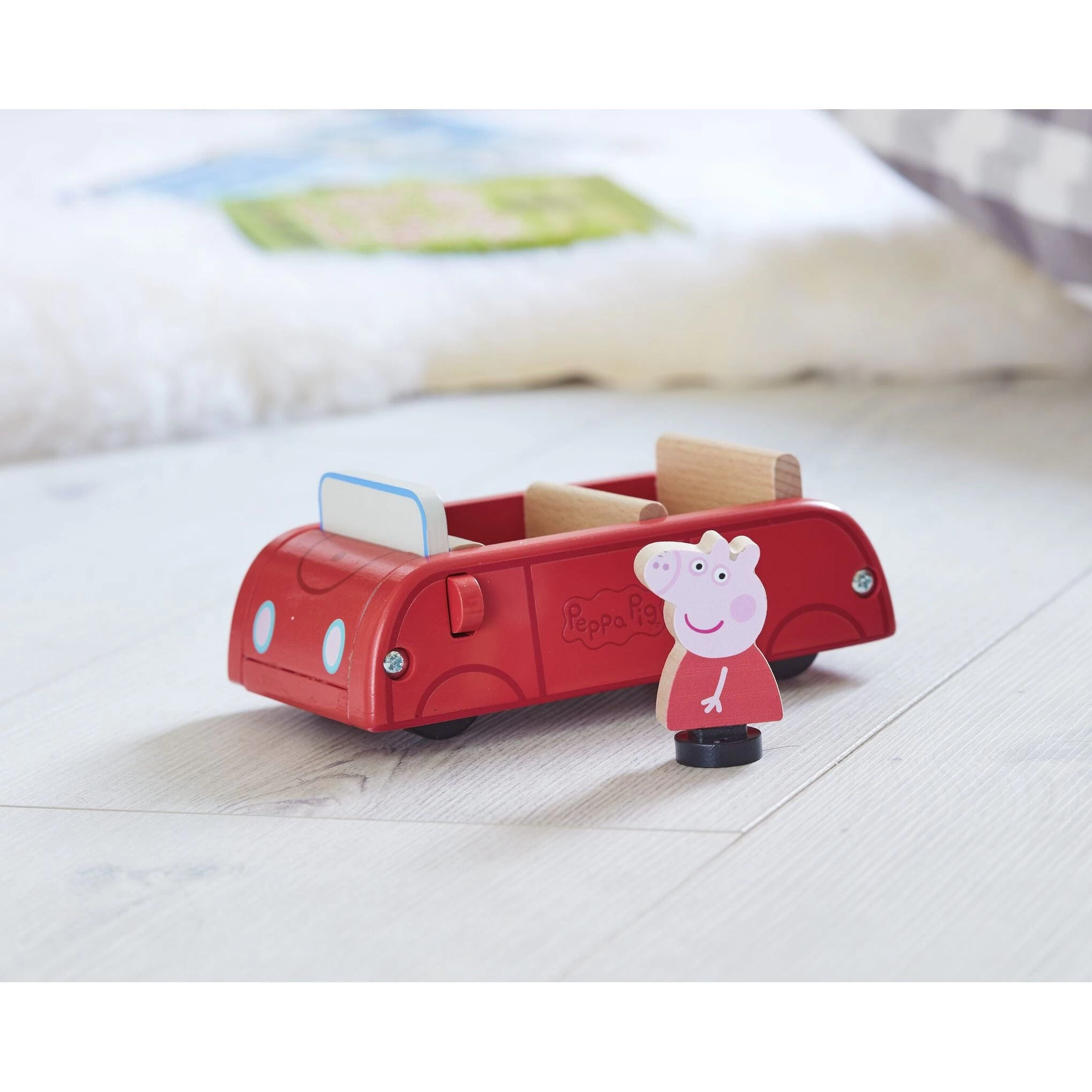 Peppa Pig Peppa's Wooden Play Family Car & Figure 7 Peppa Pig Peppa's Wooden Play Family Car & Figure - Image 5