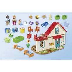 Playmobil 1.2.3 Family Home -Children's Toy Store Playmobil1.2.3FamilyHome4