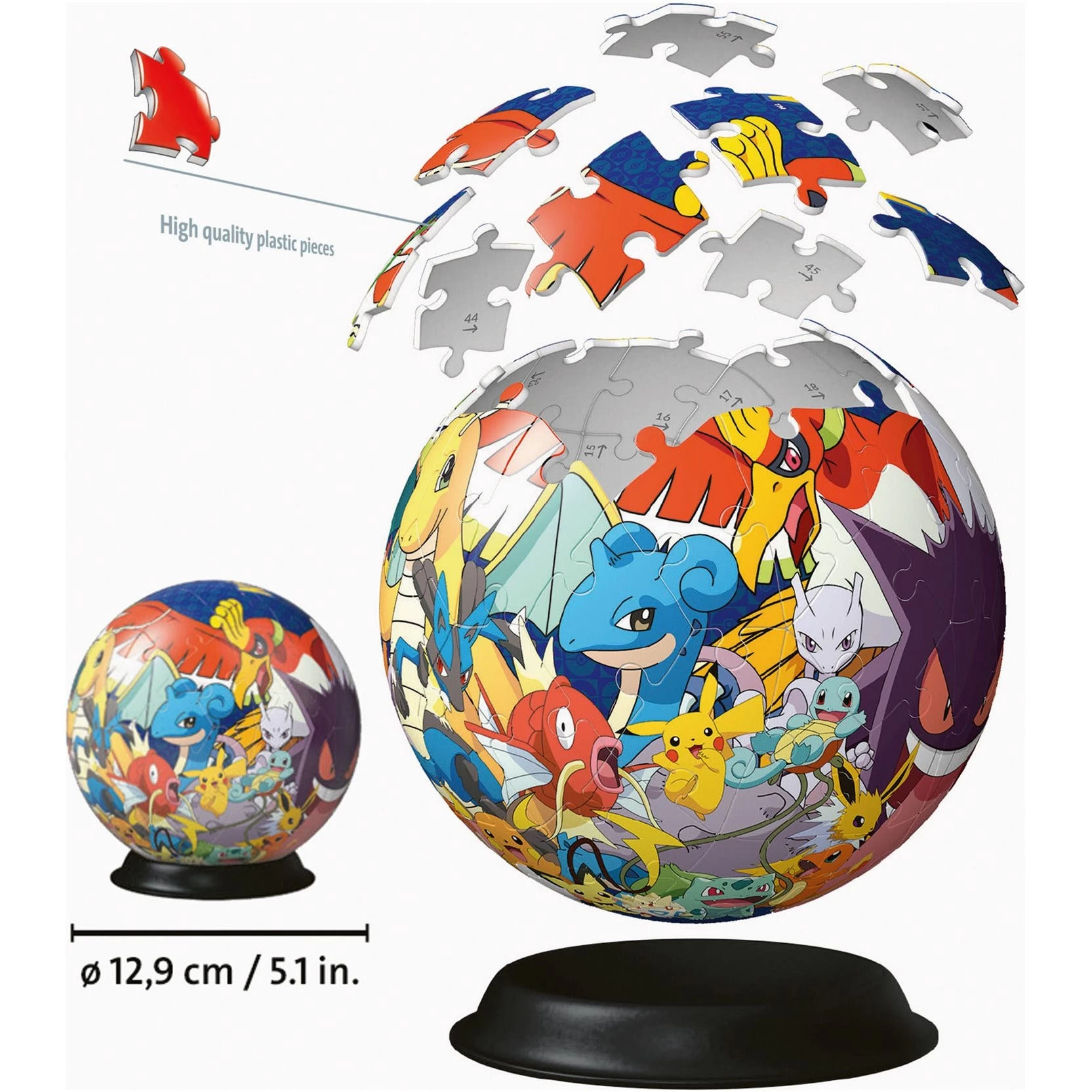 Ravensburger Pokemon 72 Piece 3D Jigsaw Puzzle 4 Ravensburger Pokemon 72 Piece 3D Jigsaw Puzzle - Image 2