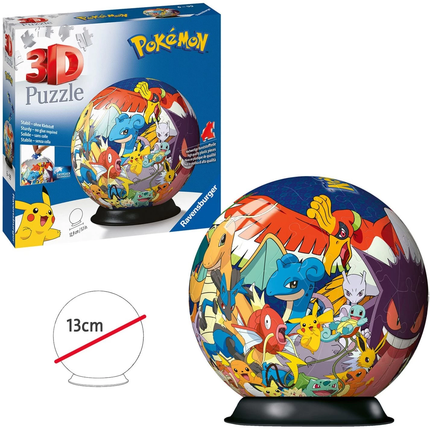 Ravensburger Pokemon 72 Piece 3D Jigsaw Puzzle 5 Ravensburger Pokemon 72 Piece 3D Jigsaw Puzzle - Image 3