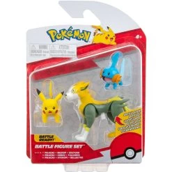 Pokemon Battle Figure 3-Pack Mudkip, Pikachu, Boltund