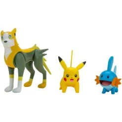 Pokemon Battle Figure 3-Pack Mudkip, Pikachu, Boltund -Children's Toy Store PokemonBattleFigure3 PackMudkip Pikachu Boltund3