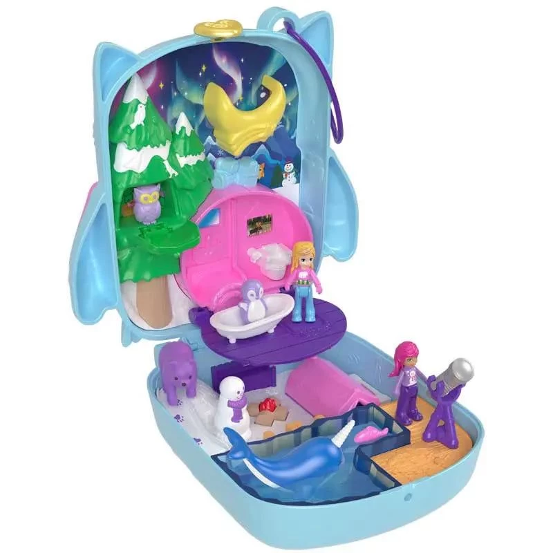 Polly Pocket Snowy Sleepover Owl Compact 6 Polly Pocket Snowy Sleepover Owl Compact - Image 4
