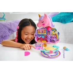 Polly Pocket Rainbow Unicorn Playset 11 Polly Pocket Rainbow Unicorn Playset -Children's Toy Store PollyPocketRainbowUnicornPlayset4