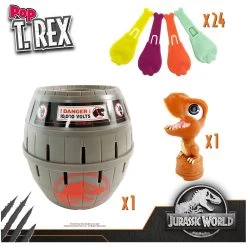Tomy Jurassic World Pop Up T-Rex Game -Children's Toy Store PopUpT Rex3