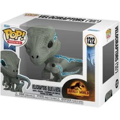 FUNKO Pop! Movies - Jurassic World Dominion - Velociraptor (Blue & Beta)