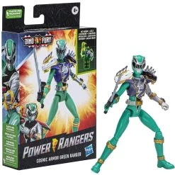 Power Rangers Dino Fury Cosmic Armor Green Ranger Action Figure -Children's Toy Store PowerRangersDinoFuryCosmicArmorGreenRanger3
