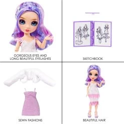 Rainbow High Fantastic Fashion Violet Willow Fashion Doll -Children's Toy Store Rainbow High Fantastic Fashion Violet Willow Fashion Doll Rainbow High 1690385357446