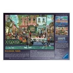Ravensburger Riverside Town 1000 Piece Jigsaw Puzzle -Children's Toy Store Riverside Town 1000 Piece Jigsaw Puzzle Ravensburger 1687966383677