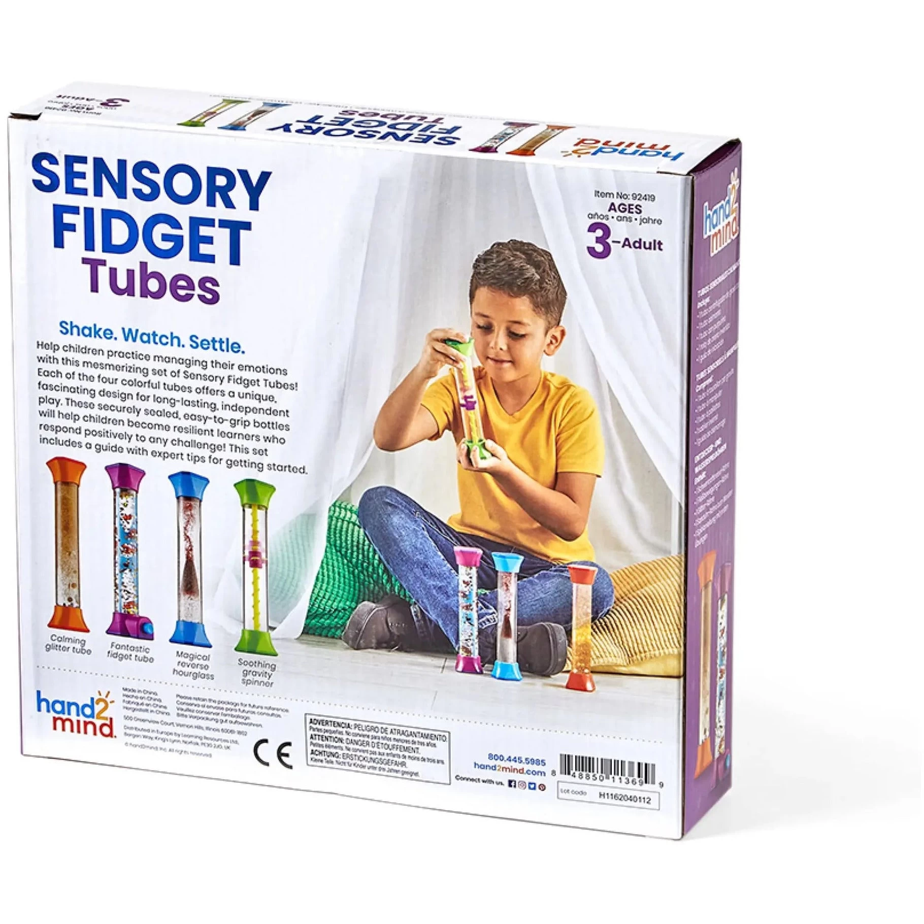 Learning Resources Sensory Fidget Tubes Set 4 Learning Resources Sensory Fidget Tubes Set - Image 2