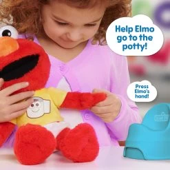 Sesame Street Potty Time Elmo 12" Interactive Plush -Children's Toy Store SesameStreetPottyTimeElmo12 InteractivePlush7
