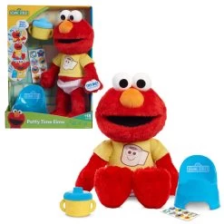 Sesame Street Potty Time Elmo 12" Interactive Plush -Children's Toy Store SesameStreetPottyTimeElmo12 InteractivePlush9