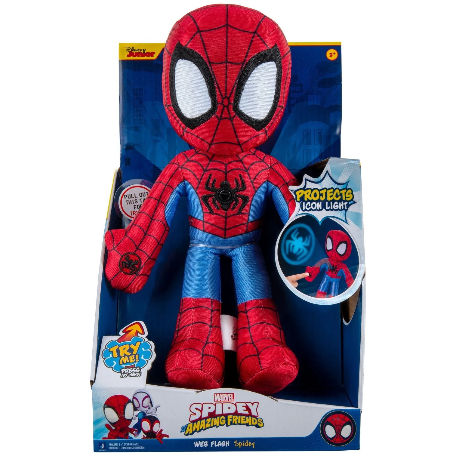 Marvel Spidey & His Amazing Friends 9" Web Flash Spidey Plush 3 Marvel Spidey & His Amazing Friends 9" Web Flash Spidey Plush