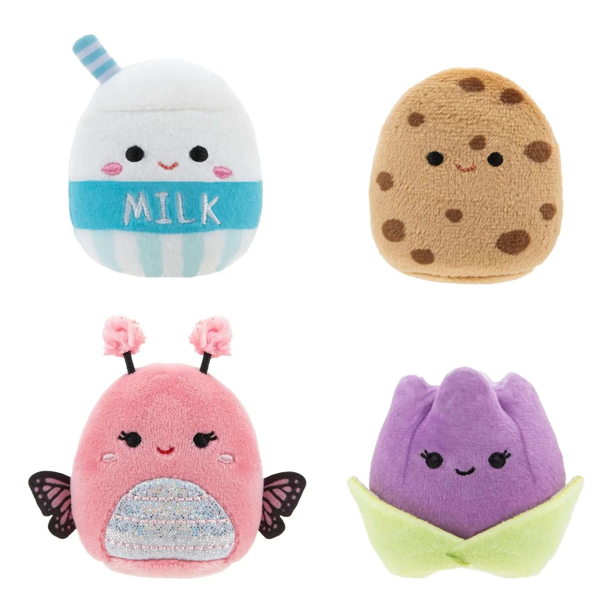 Squishmallows Squishville 2" Perfect Pairs Squad 4-Pack 4 Squishmallows Squishville 2" Perfect Pairs Squad 4-Pack - Image 2