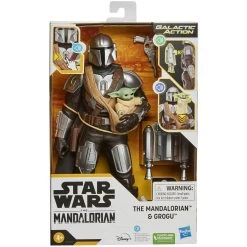 Star Wars Galactic Action Mandalorian And Grogu Figure