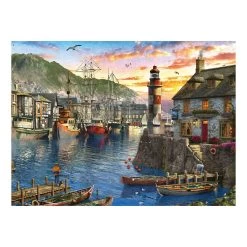 Ravensburger Sunrise At The Port 500 Piece Jigsaw Puzzle -Children's Toy Store Sunrise at the Port 500 Piece Jigsaw Puzzle Ravensburger 1687945069737