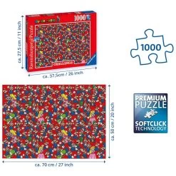 Ravensburger Super Mario 1000 Piece Challenge Jigsaw Puzzle -Children's Toy Store Super Mario 1000 Piece Challenge Jigsaw Puzzle Ravensburger 1690705979724