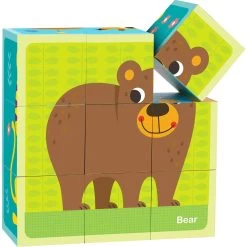 Tooky Toy Wooden Animal Block Puzzle -Children's Toy Store Tooky Toy Wooden Animal Block Puzzle Tooky Toy 1682693810