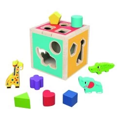 Tooky Toy Wooden Animal Shape Sorter