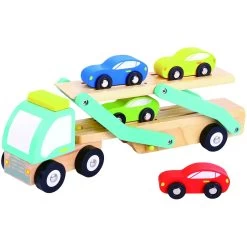 Tooky Toy Wooden Car Carrier