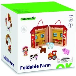 Tooky Toy Wooden Foldable Farm -Children's Toy Store Tooky Toy Wooden Foldable Farm Tooky Toy 1688030015883