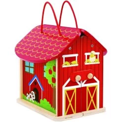 Tooky Toy Wooden Foldable Farm -Children's Toy Store Tooky Toy Wooden Foldable Farm Tooky Toy 1688030018137