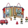 Tooky Toy Wooden Foldable Fire Station -Children's Toy Store Tooky Toy Wooden Foldable Fire Station Tooky Toy 1688030332825
