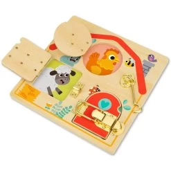 Tooky Toy Wooden Latches Activity Board -Children's Toy Store Tooky Toy Wooden Latches Activity Board Tooky Toy 1688048607841