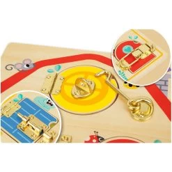 Tooky Toy Wooden Latches Activity Board -Children's Toy Store Tooky Toy Wooden Latches Activity Board Tooky Toy 1688048614666