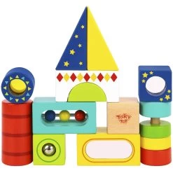 Tooky Toy Wooden Multifunction Block