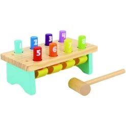 Tooky Toy Wooden Pound Bench